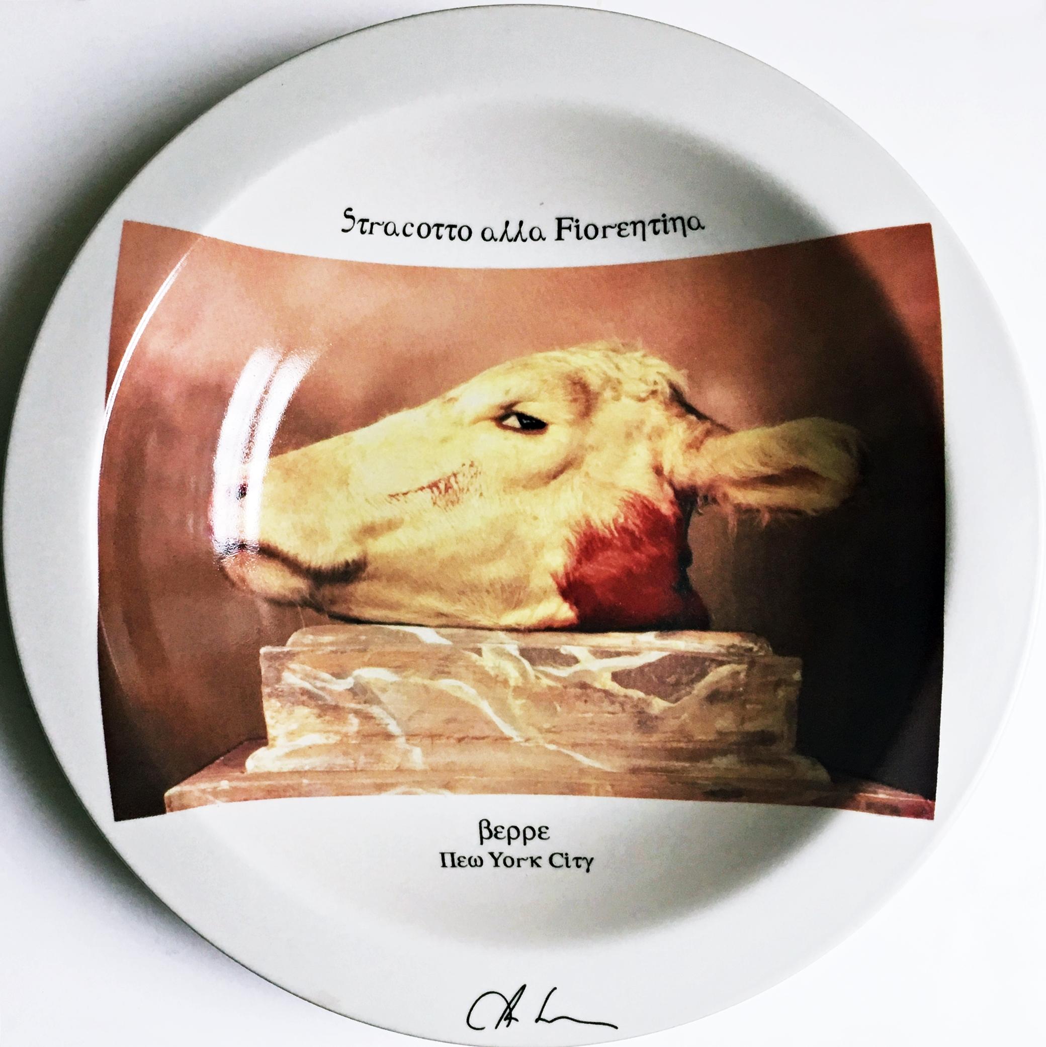 Stracotto alla Fiorentina - Beppe - New York City - Mixed Media Art by Andres Serrano