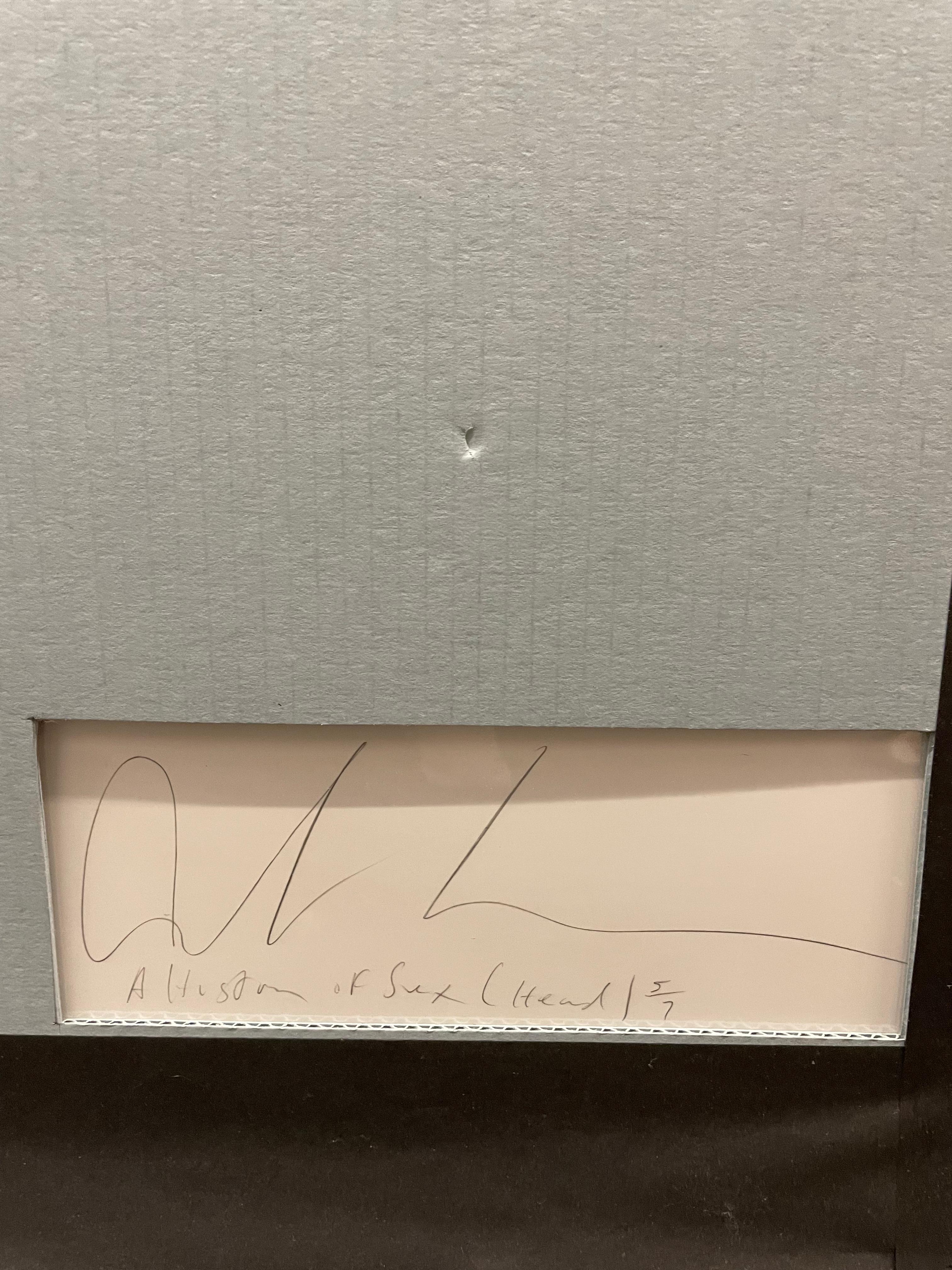 A History of Sex (Head) - Modern Photograph by Andres Serrano