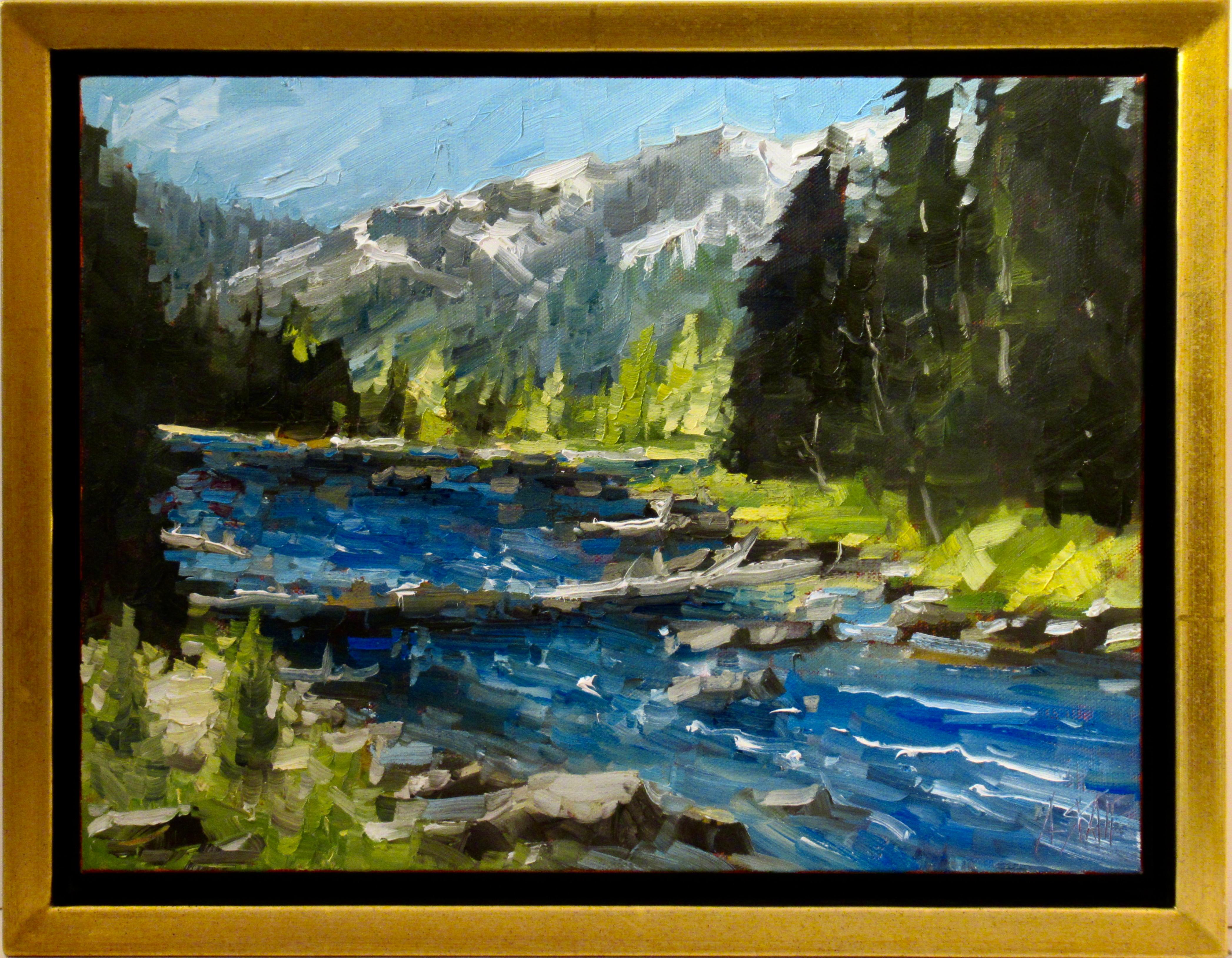 Andrew (Andy) Skaff Figurative Painting - Blackwood Spring Runoff