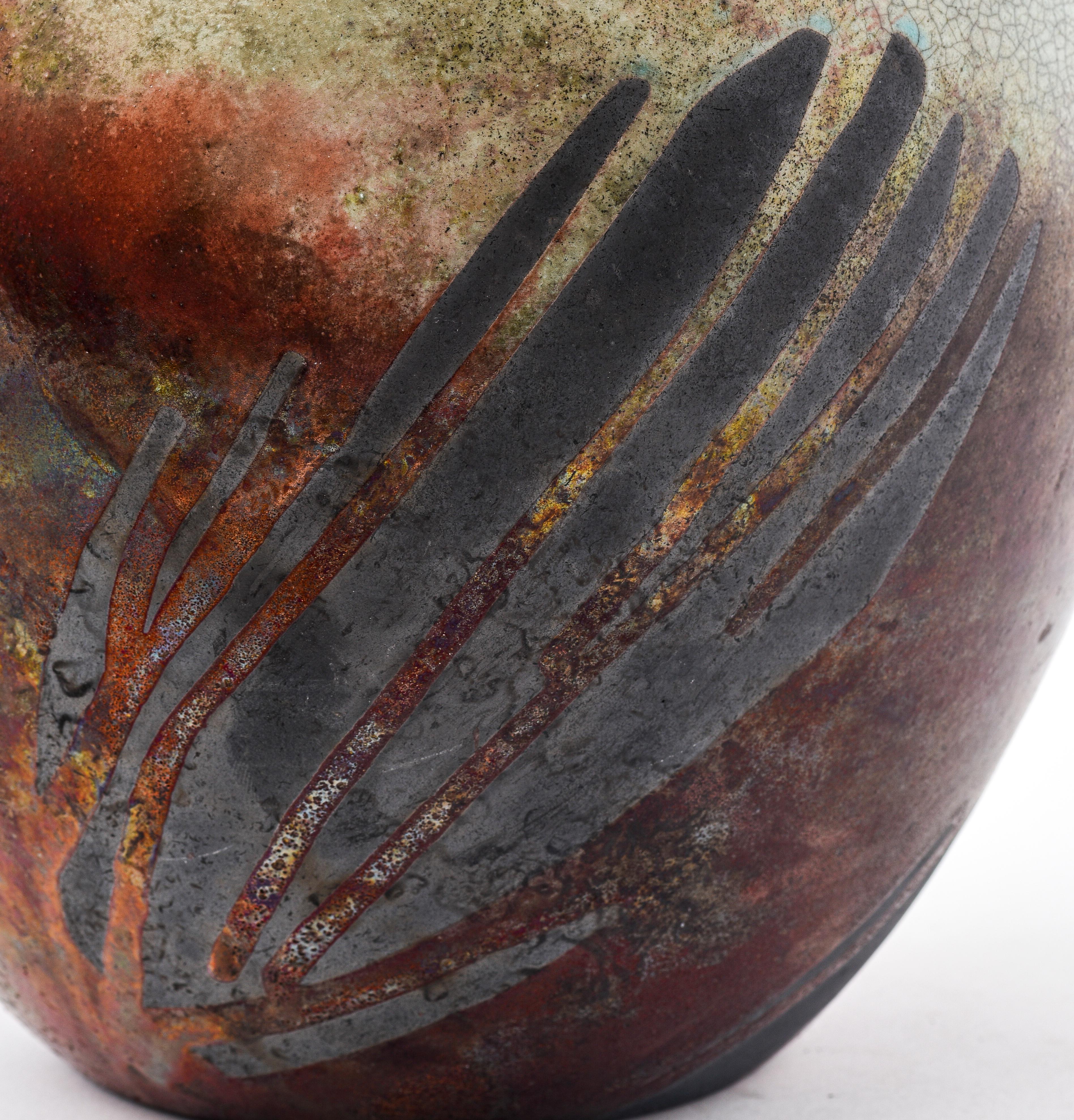 Andrew Berends Art Studio Ceramic Vase In Good Condition For Sale In New York, NY