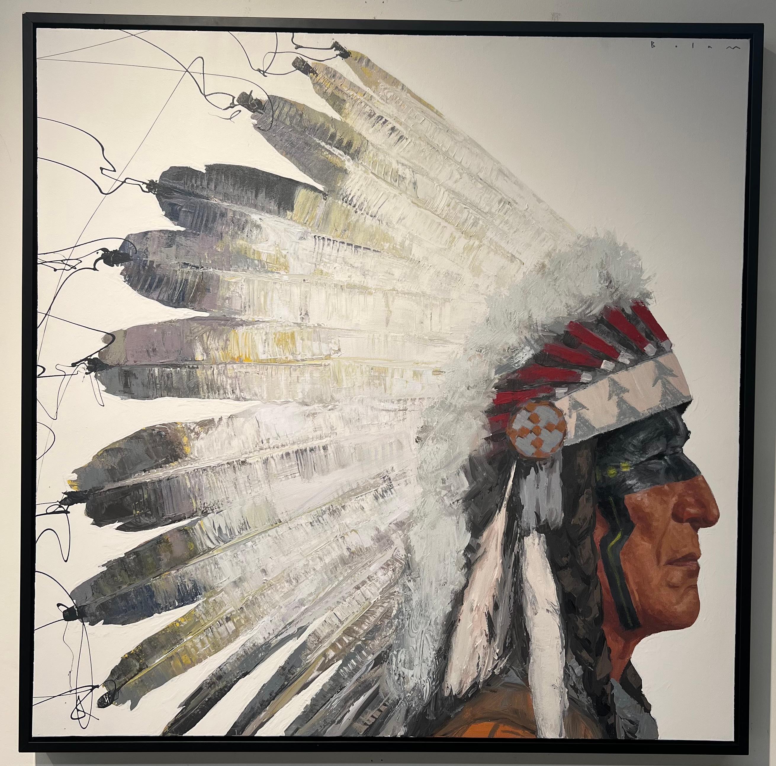Vorausschauend – Painting von Andrew Bolam