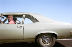 Vintage Man driving southwest at approximately 72 mph on Interstate 40 in Arizona on an 