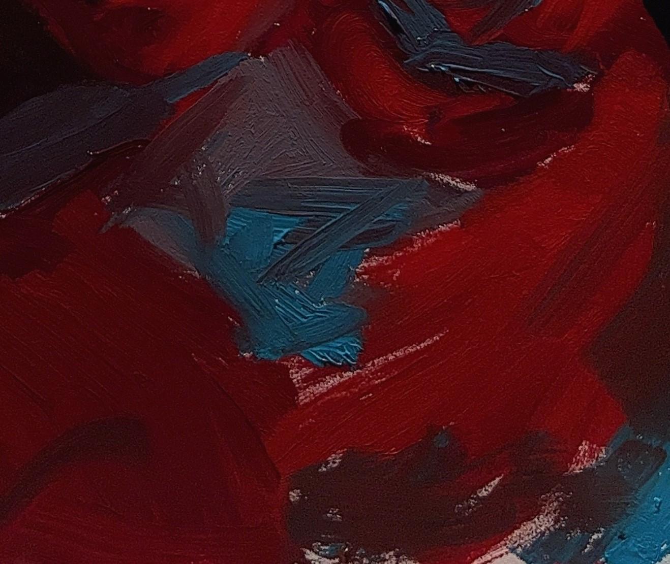 « Spectre » (2024) par Andrew Cadima, peinture originale de portrait à l'huile en vente 3