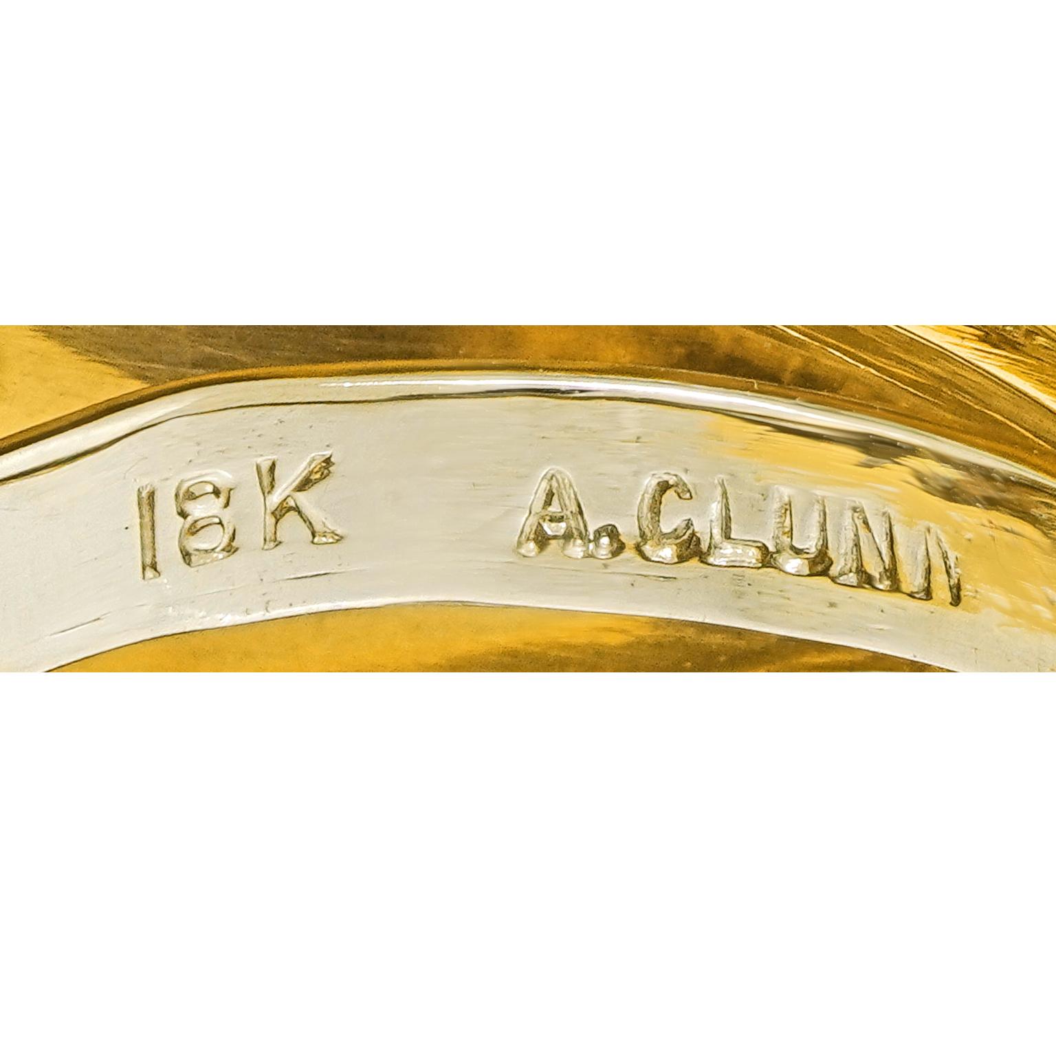 Andrew Clunn Diamond Ring In Excellent Condition For Sale In Litchfield, CT