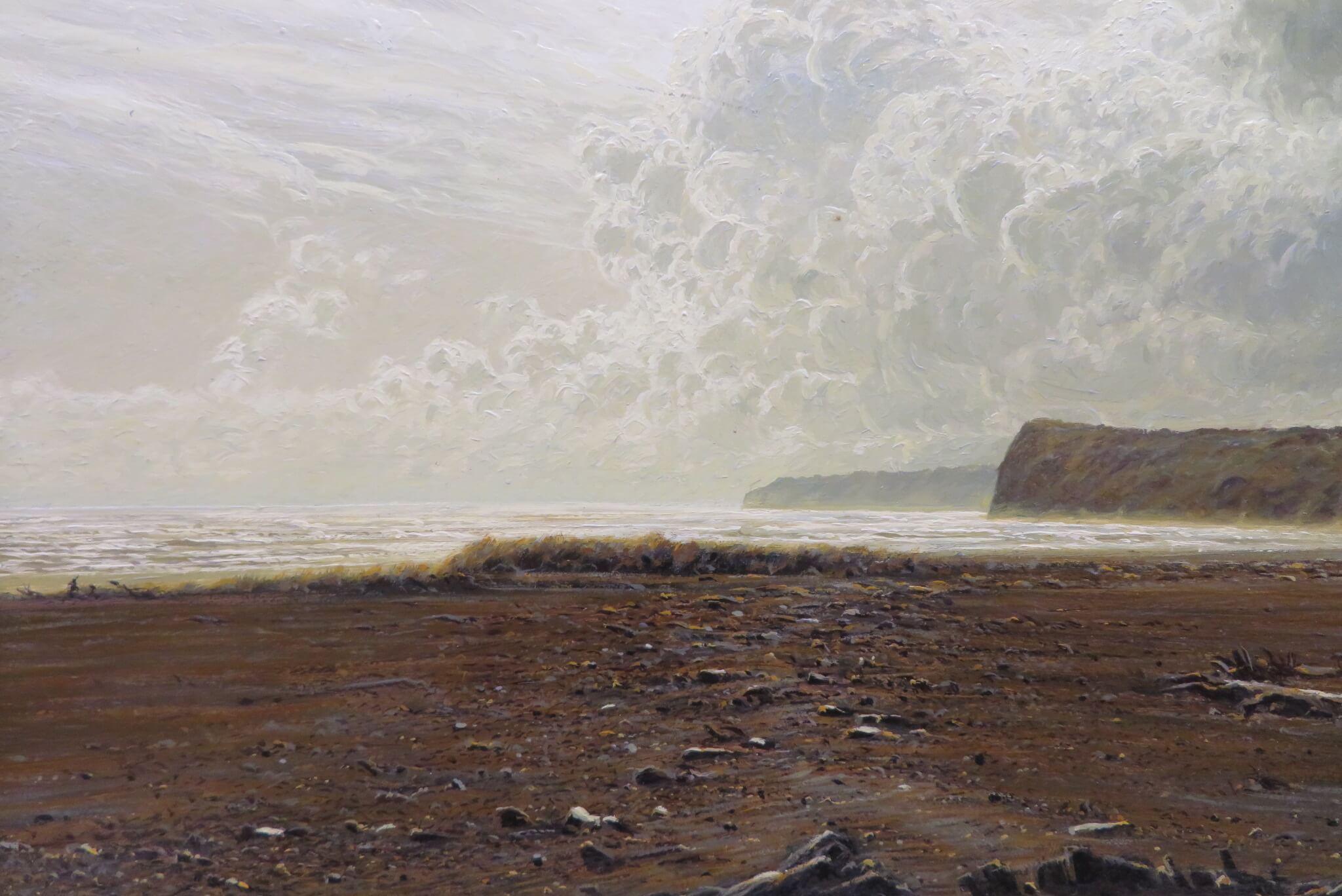 Andrew Coates (1955-) ORIGINAL RARE Realist Oil Painting NEW ZEALAND COAST 7