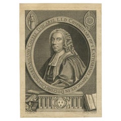 Andrew Coltee Ducarel Lld (..) - Perry, Etching on Paper, 1756