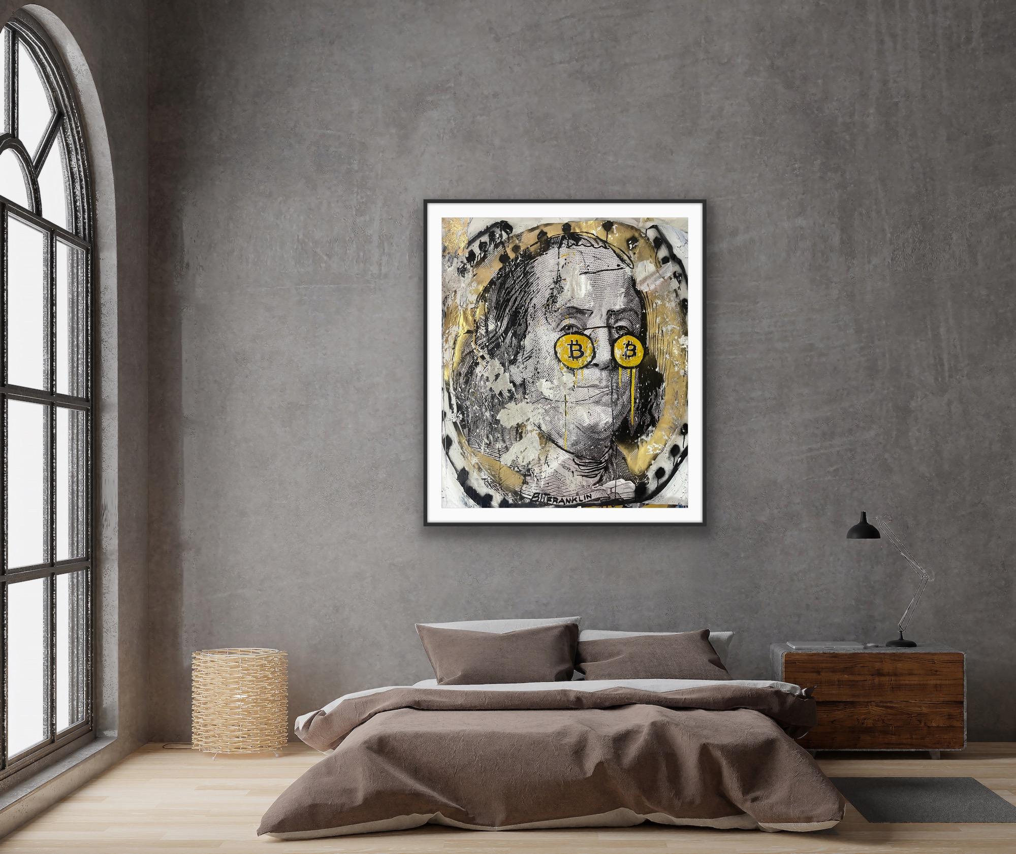 NOTE: This split portrait artwork is part of a limited collection of one of a kind pieces. Please inquire as to whether this specific piece is still available. If not, artist Andrew Cotton will be happy to create a brand new custom piece, highly