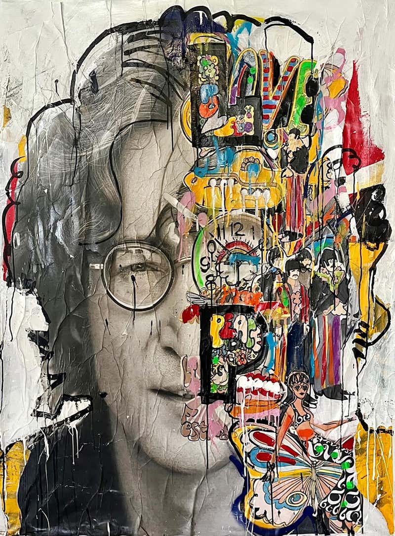 Kareem Rizk Buy A Dream Collage Mixed Media Vintage Contemporary kareem-rizk-buy-a-dream-collage-mixed-media-vintage-contemporary