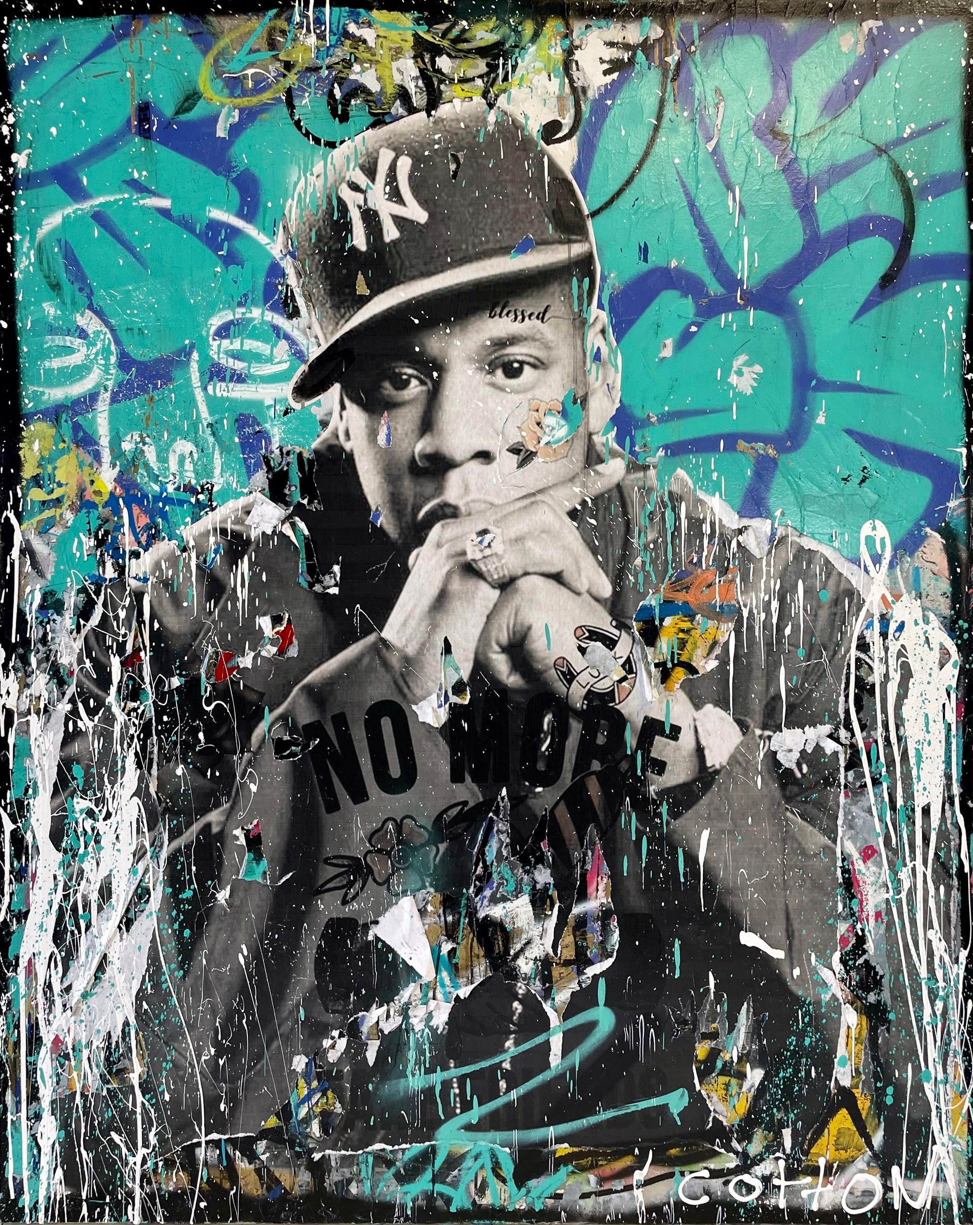 Jay - Z (Rise And Grind) - Painting by Andrew Cotton