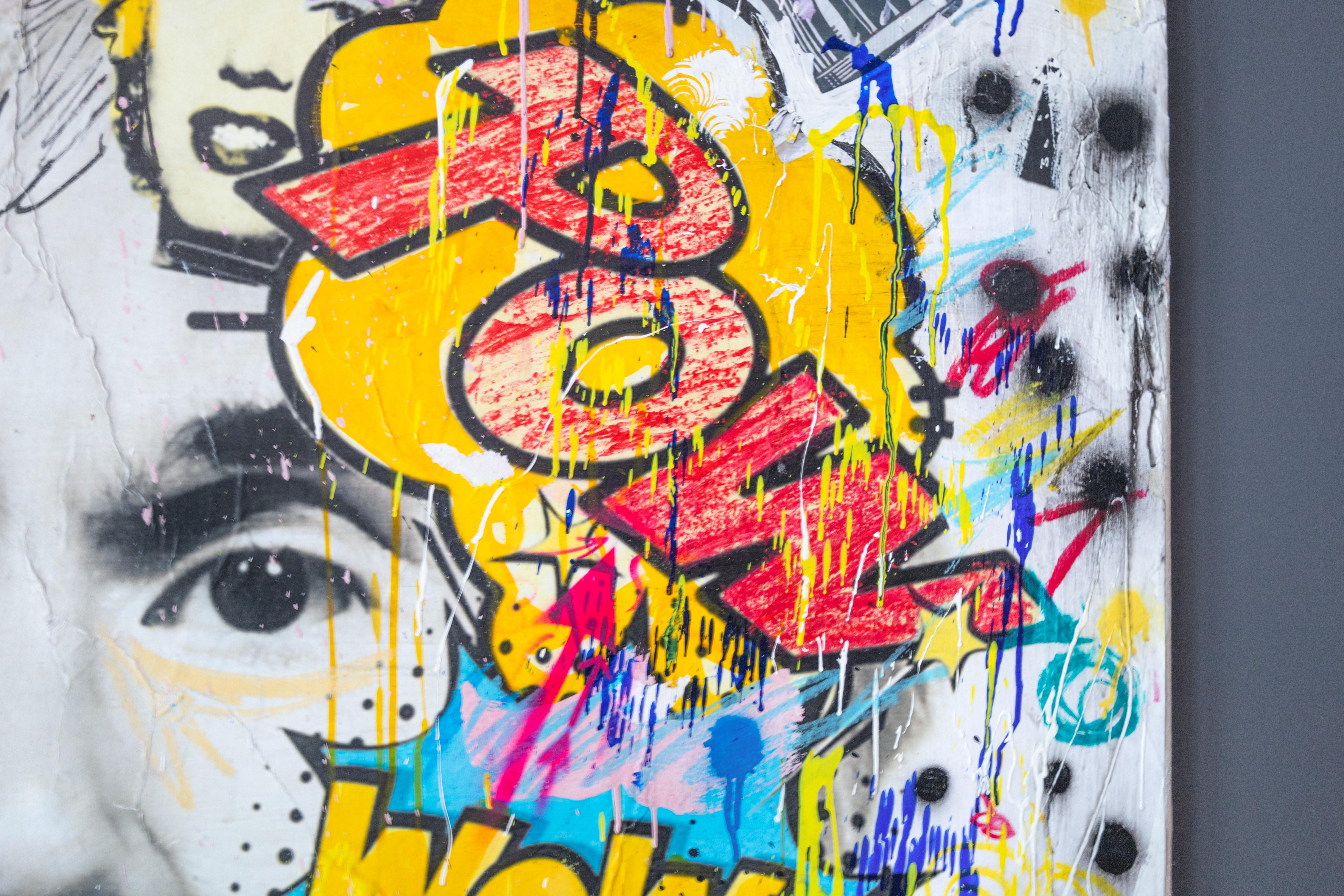 Originally from North London, Cotton received his art education at the prestigious Central St. Martins School of Art in Holborn, London. Being a teenager in North London during the graffiti boom, Cotton was immediately drawn to the pioneers of the