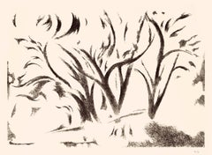 Trees in Ranchitos I, 1970er Jahre, Taos Modernismus