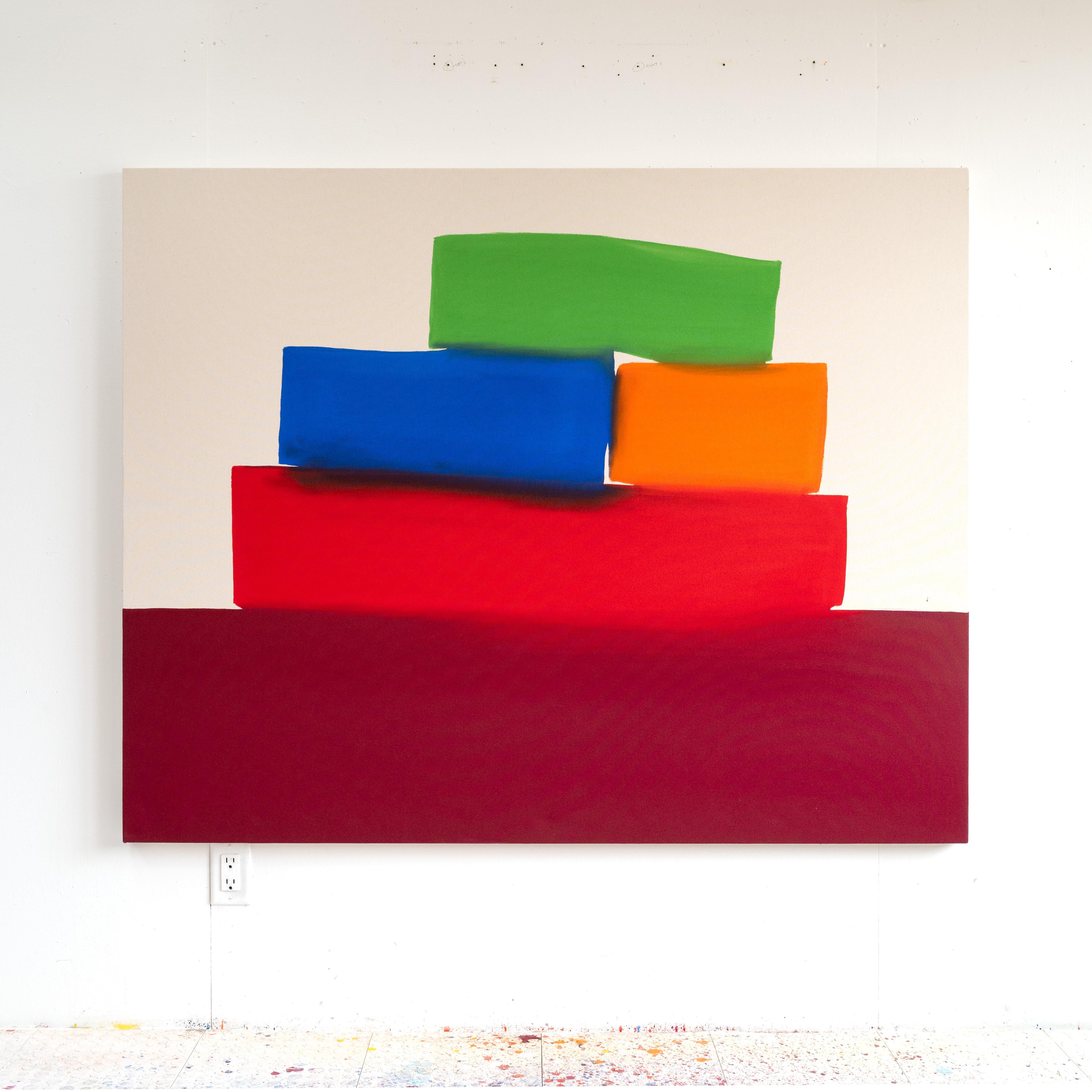 Stiller Beobachter – Painting von Andrew Faris