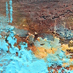 Borderland I, Pittura astratta ad encausto contemporanea