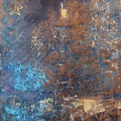 Borderland IV, zeitgenössische abstrakte Enkaustik-Gemälde