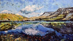 Llyn y Fan Fach, Contemporary Landscape Oil Painting 