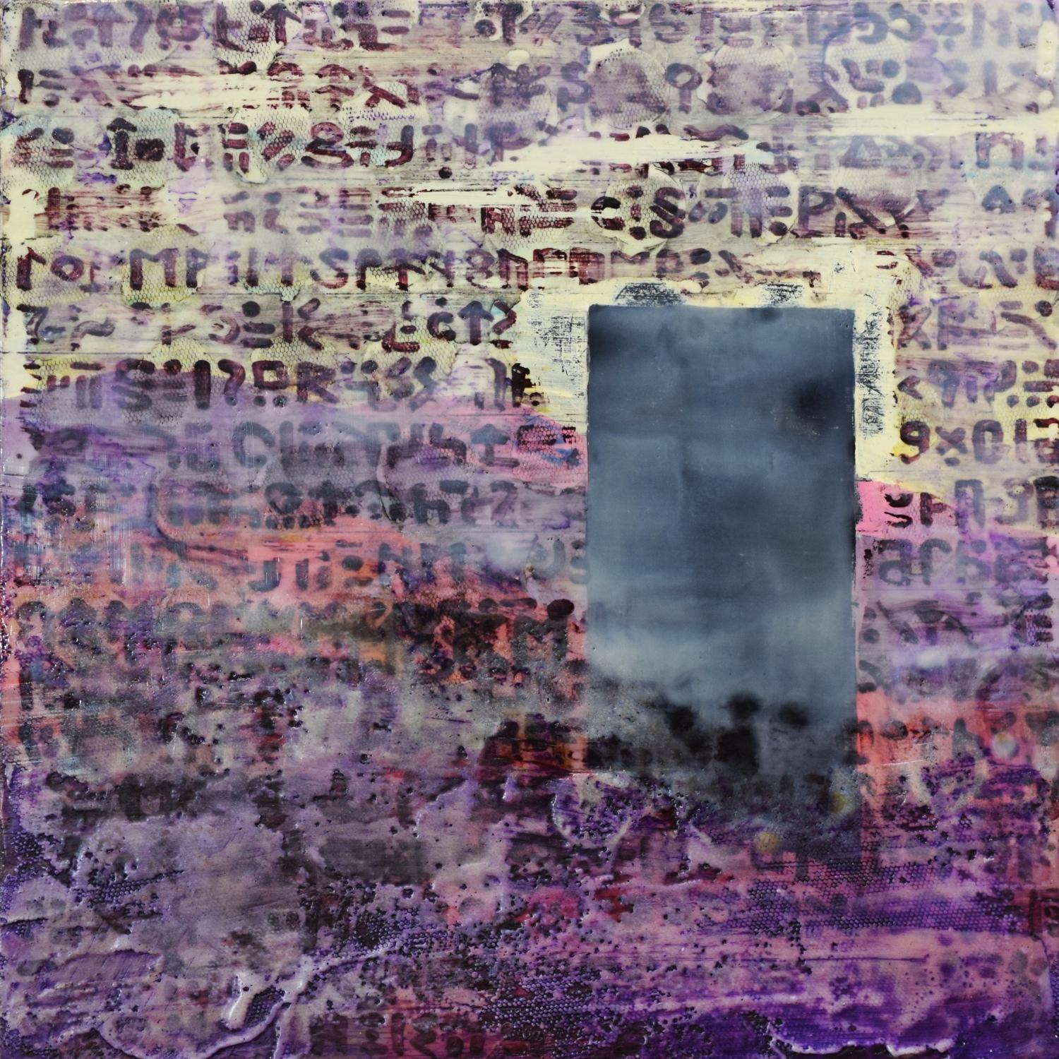 Menhir, Contemporary Encaustic Wax Painting