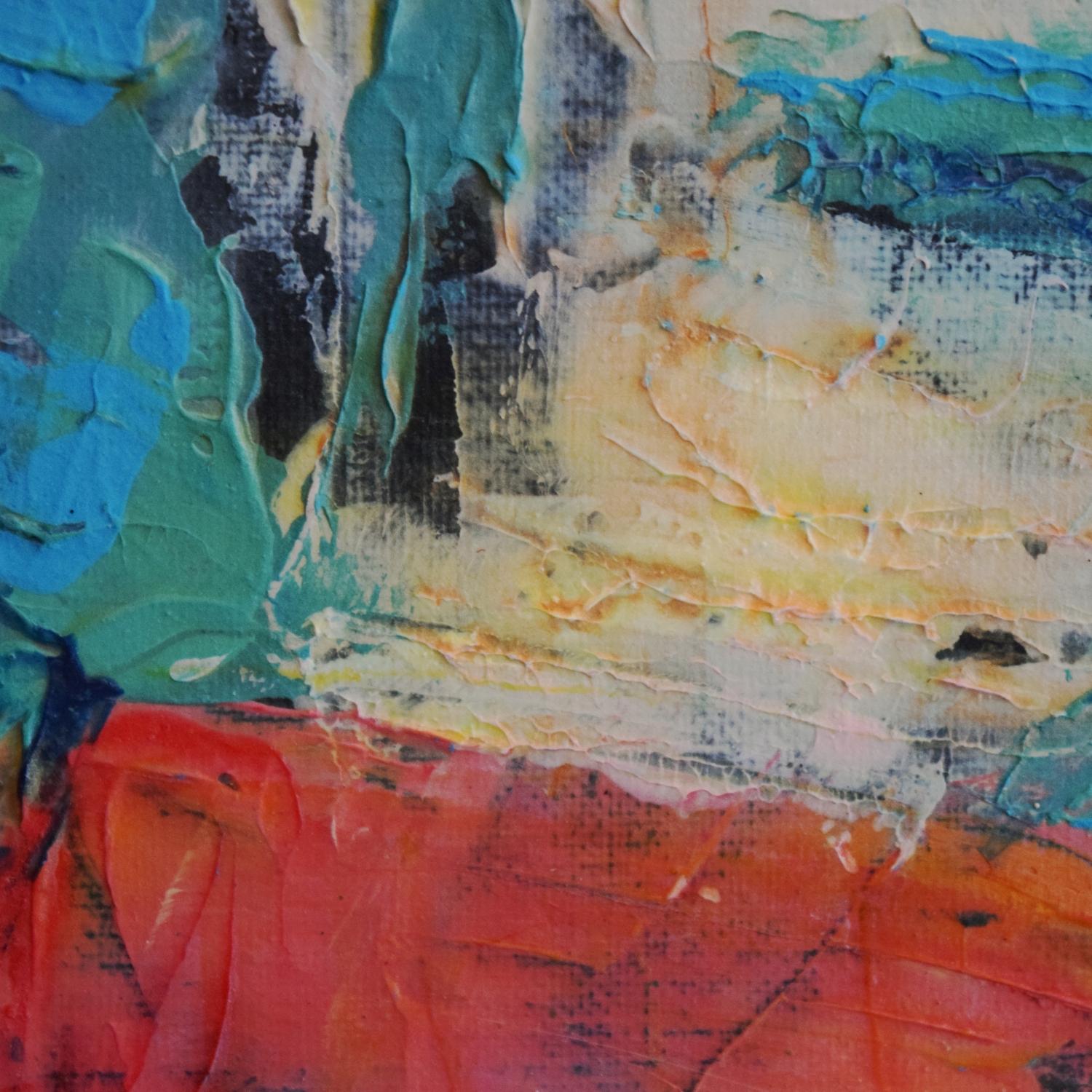 Peso dell'aria I - Mixed Media Art Astratto di Andrew Francis