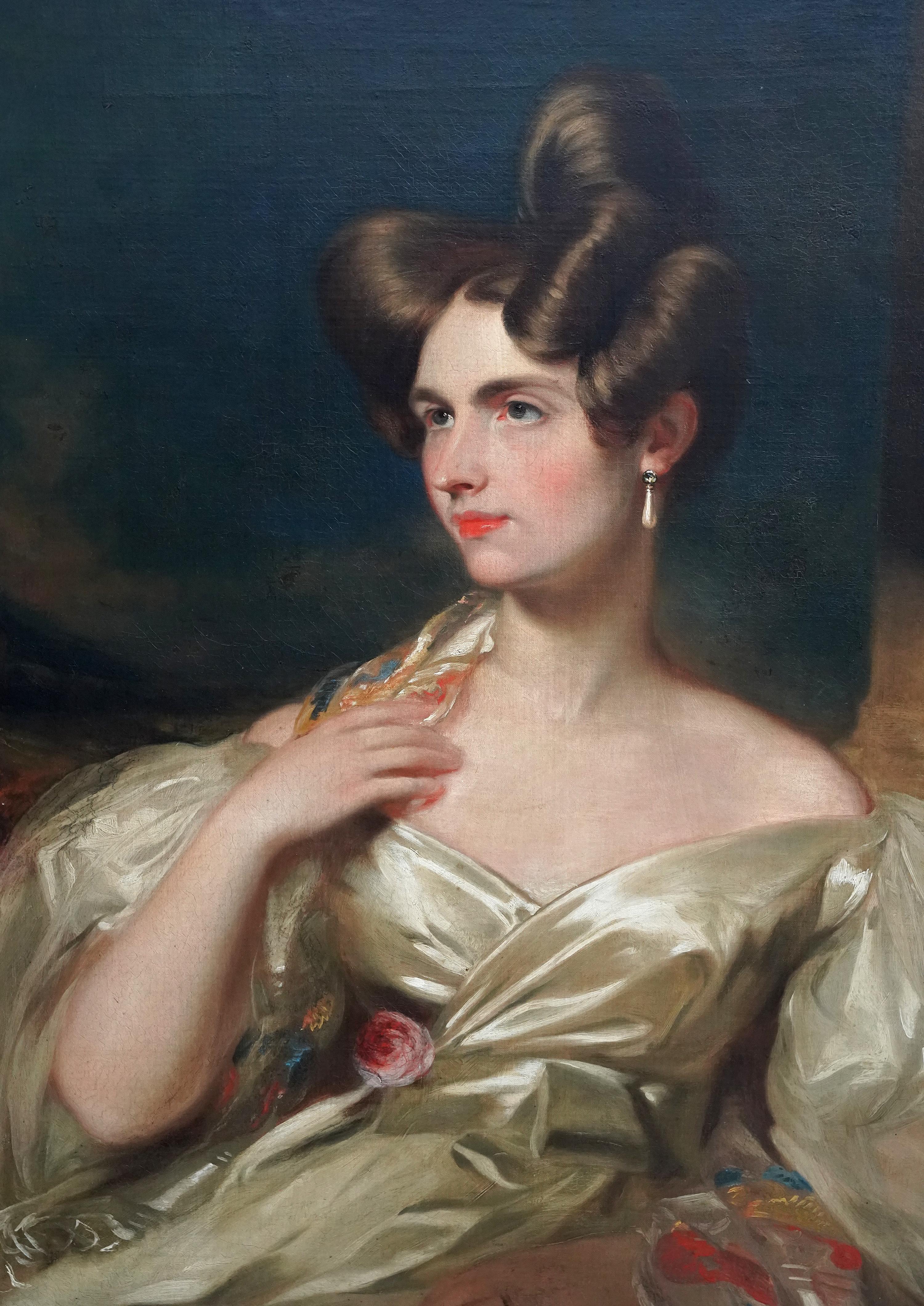 satin dress painting
