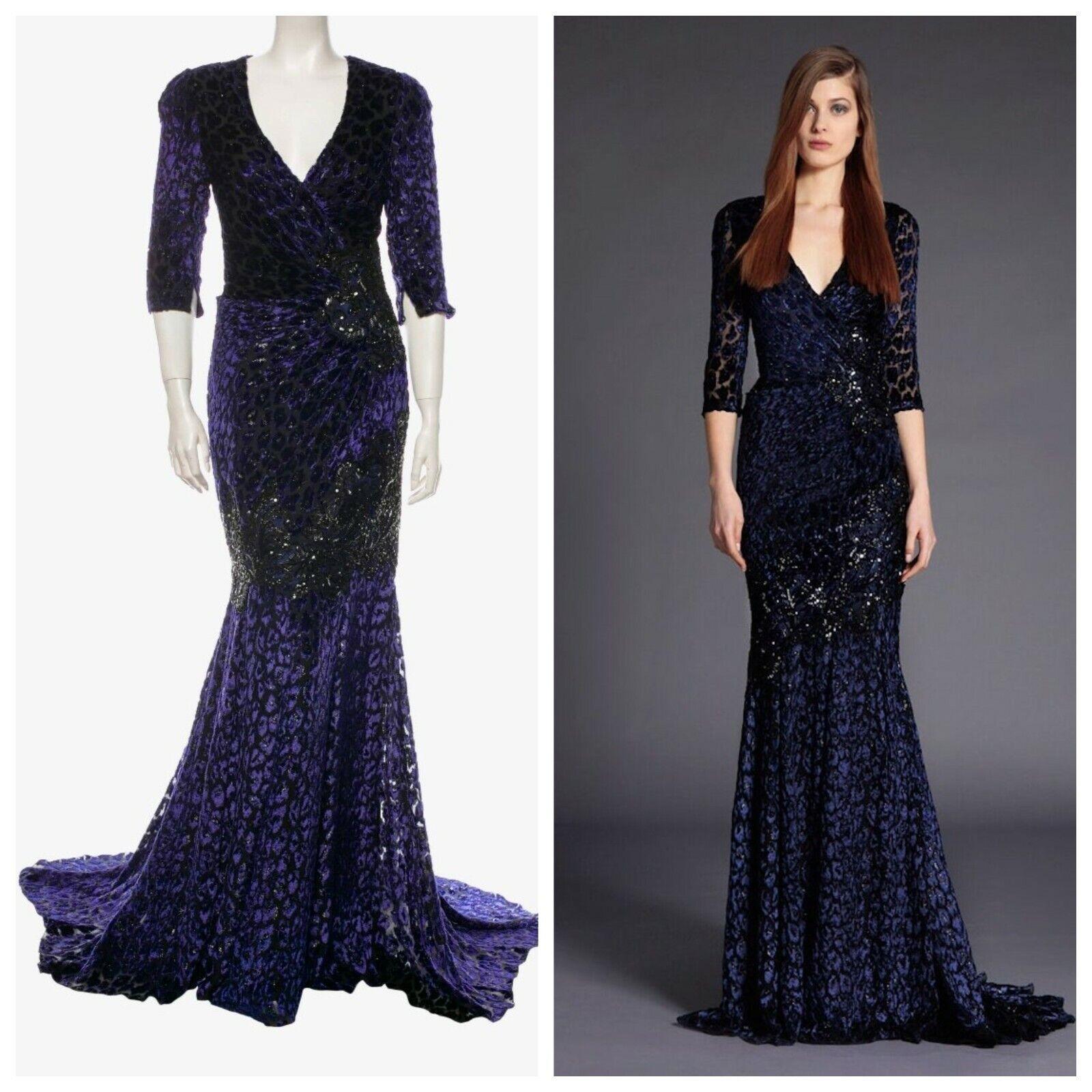 Andrew Gn Leopard Print Devore Velvet Maxi Dress
French size 38 - US 6
Finished with beaded embroidery, 3/4 sleeve.
Made in France.
Excellent condition.