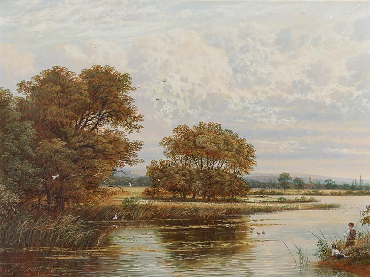 Andrew Grant Kurtis - Olio del XX secolo, Pesca sul fiume Avon 1