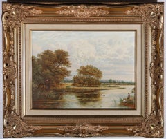 Andrew Grant Kurtis - 20th Century Oil, Angling on the River Avon