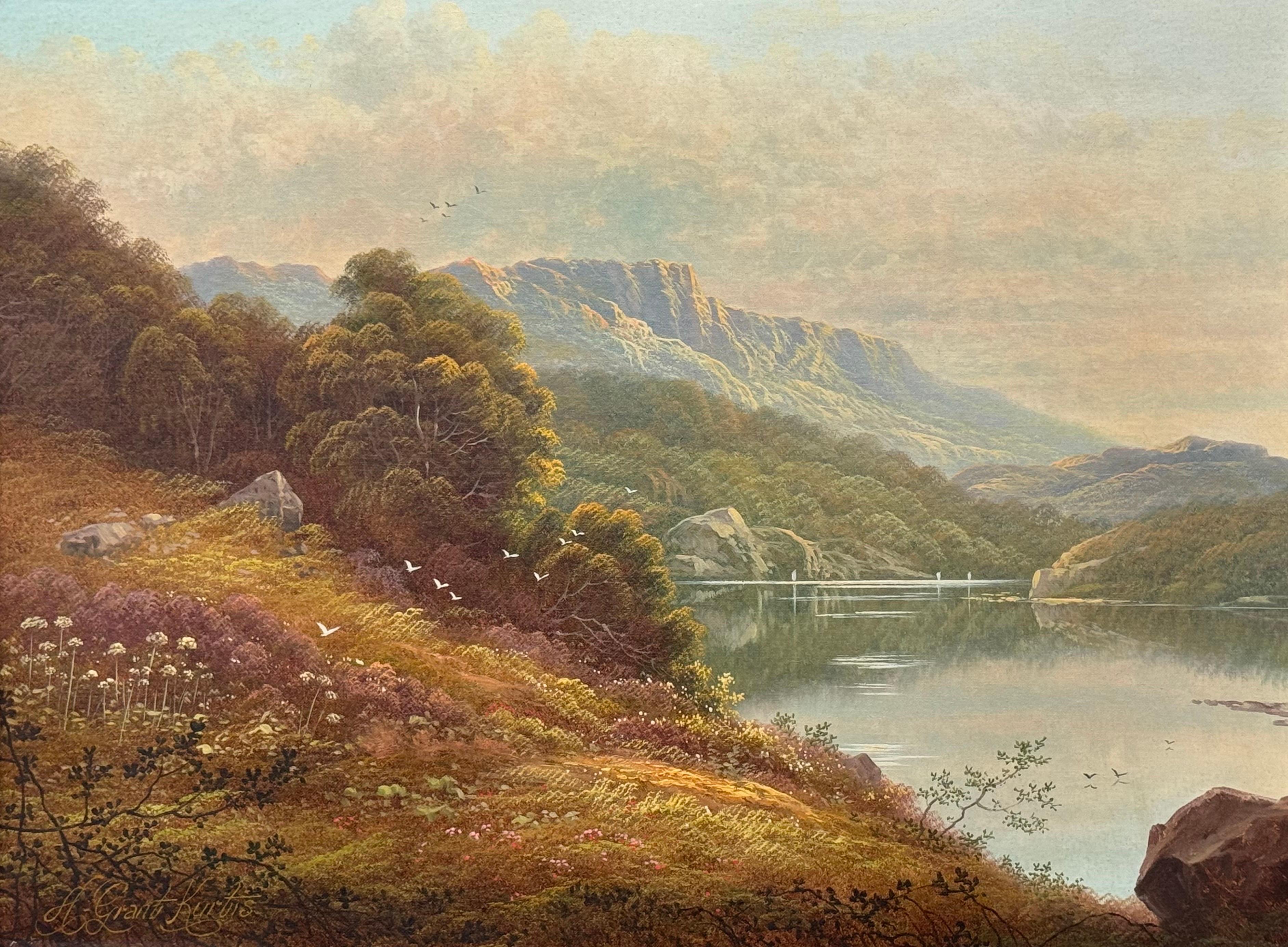 Reflejos Tranquilos: Un paisaje sereno de lago de montaña en las Tierras Altas de Escocia, del artista británico Andrew Grant Kurtis M.A.(Lon) B.Des.(Hons) L.S.I.A.D.

El arte mide 16 x 12 pulgadas
El marco mide 20 x 16 pulgadas

Enmarcado en una