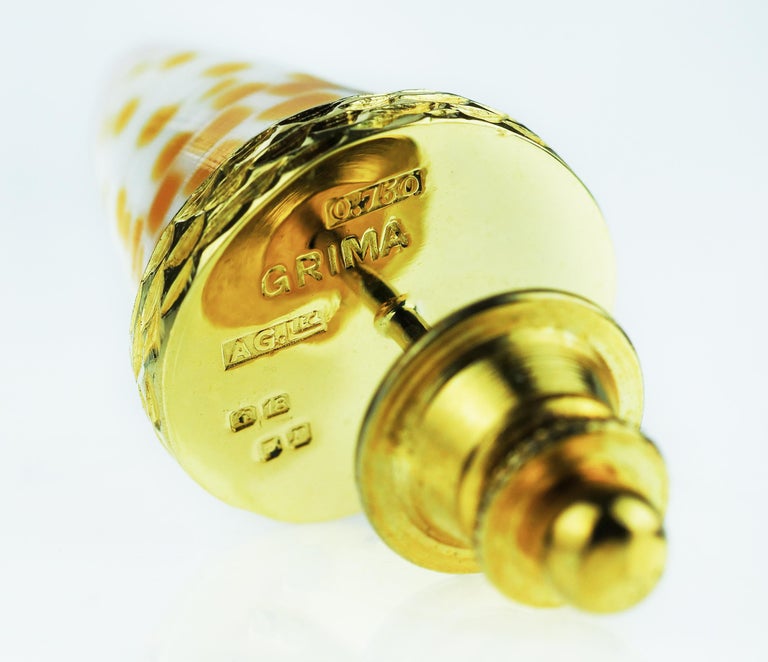Andrew Grima Shell Tie Pin in 18 Karat Gold, 1970s Super Shell ...