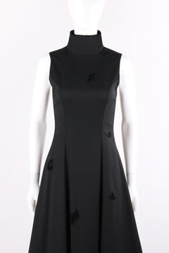ANDREW GROVES Demi Couture A/W 1998 "Ourselves Alone" Black Dress Gown