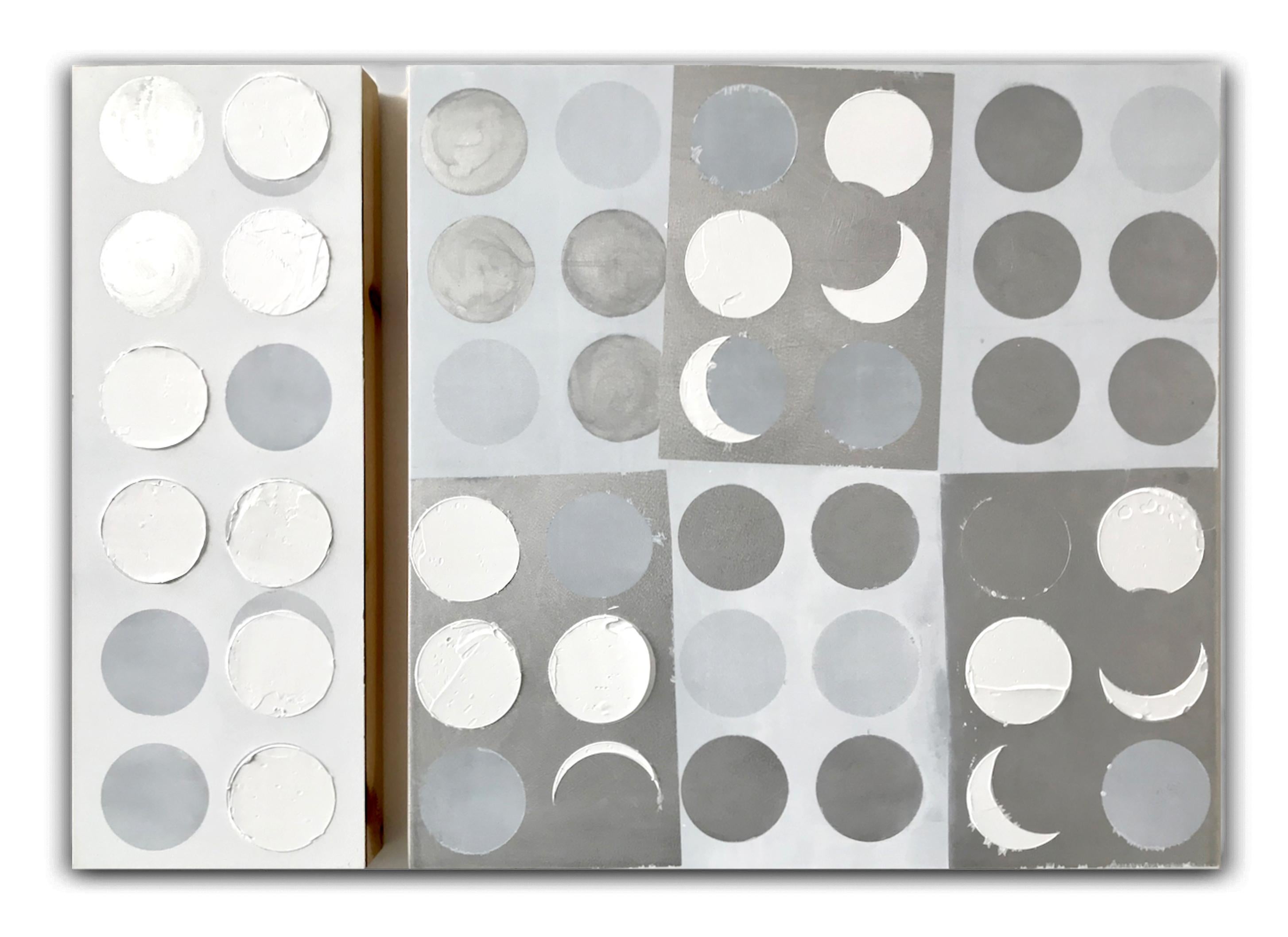 Untitled (Aluminium circles) (Abstract Painting)

Acrylic on aluminium - Unframed

This artwork is exclusive to IdeelArt.

Dyptich: 60 x 22 cm / 23.6 x 8.6 inch and 60 x 60 cm / 23.6 x 23.6 inch

Influenced by 20th century abstract modernist