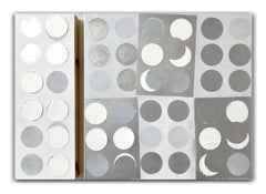 Untitled (Aluminium circles) (Abstract Painting)