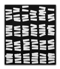 Untitled (black & white) (Abstract Painting)