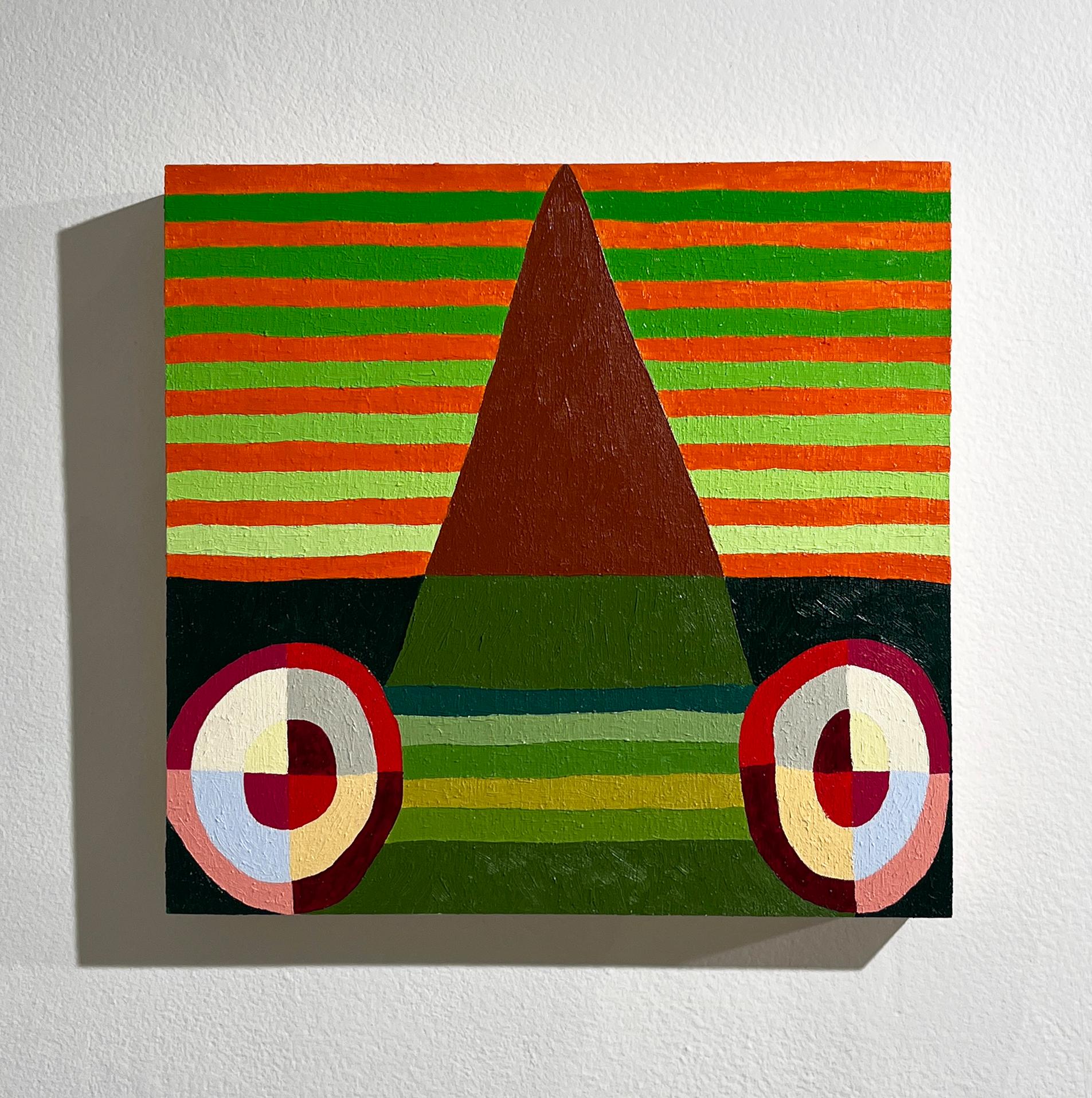 Descending Triangle - Painting by Andrew Hildenbrand