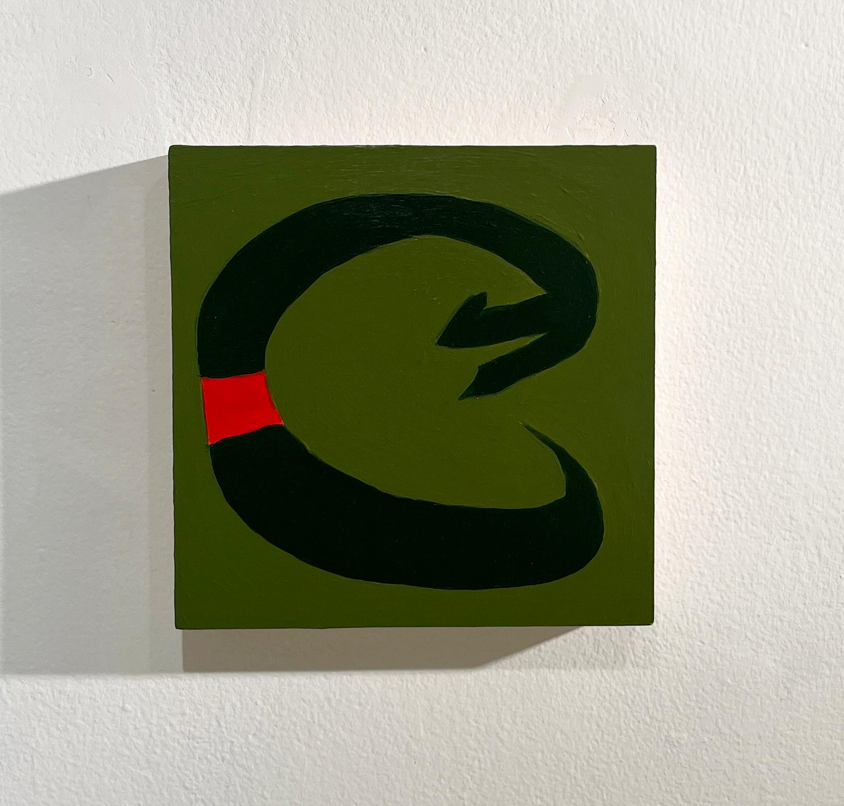 Snake - Painting by Andrew Hildenbrand