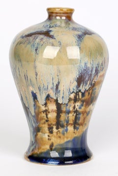 Andrew Hull Cobridge High Fired Trial Art Pottery Baluster Vase