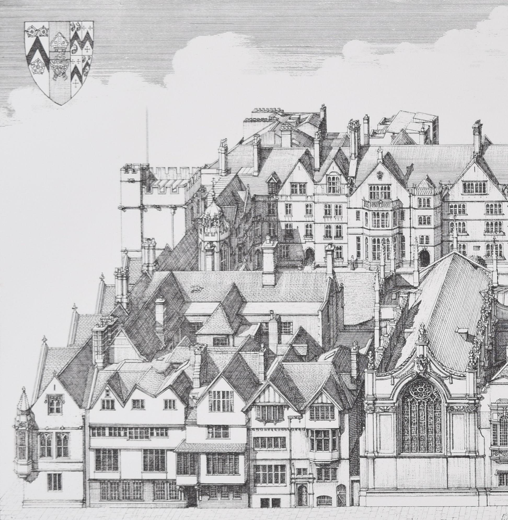 Brasenose College, Oxford Grabado de Andrew Ingamells en venta 1