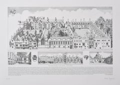 Brasenose College, Oxford Grabado de Andrew Ingamells