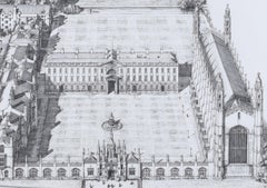 King's College, Cambridge etching by Andrew Ingamells