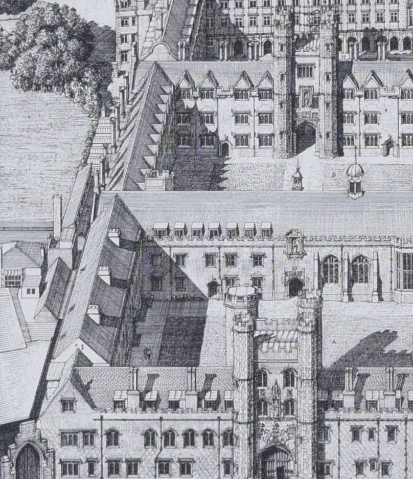 St John's College, Cambridge, Gravur von Andrew Ingamells im Angebot 3