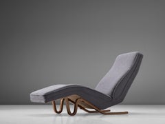 Andrew J. Milne Daybed with Grey Upholstery