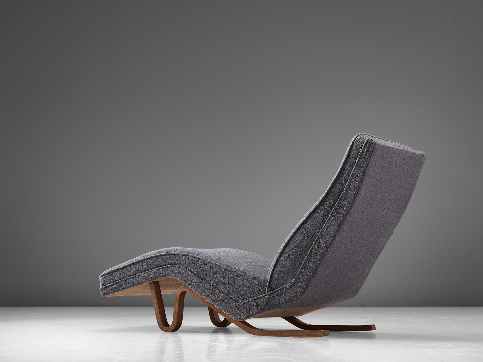 English Andrew J. Milne Daybed with Grey Upholstery