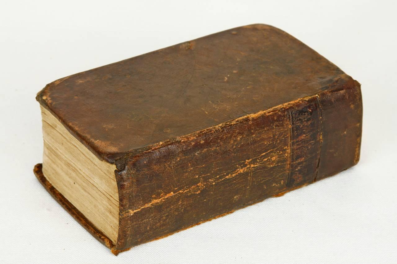 19th Century Andrew Jackson Signed Leather Bible, circa 1810