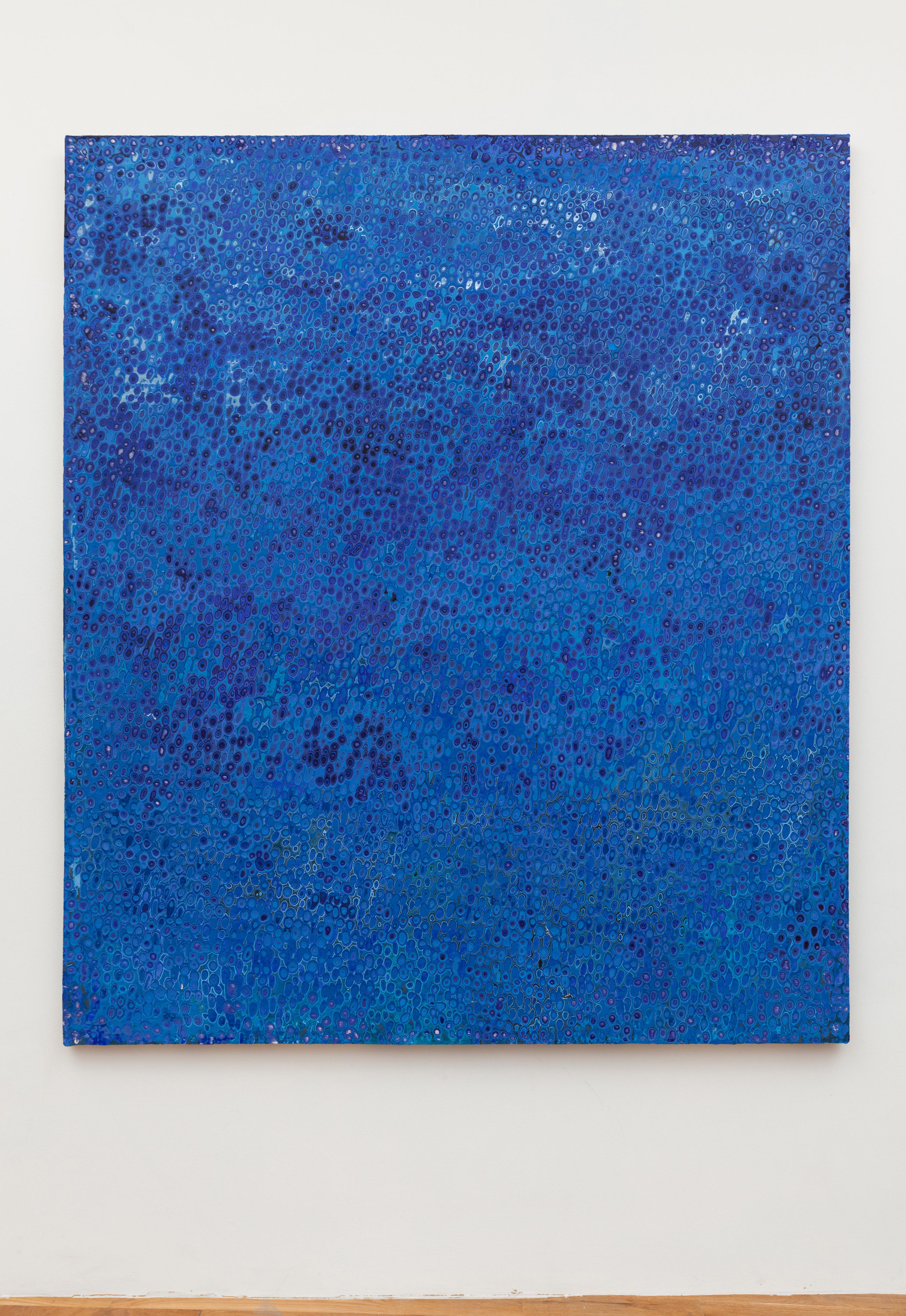 Blue 92 - Painting by Andrew Jensdotter