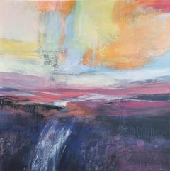 A Quieter Place - Contemporary British Landscape: Mixed Media on Canvas