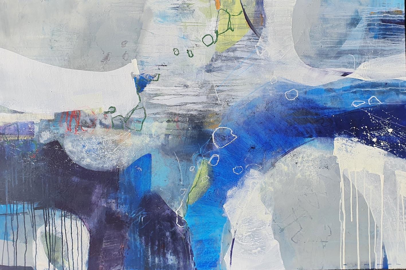 Andrew Kinmont Eddies contemporary abstract landscape