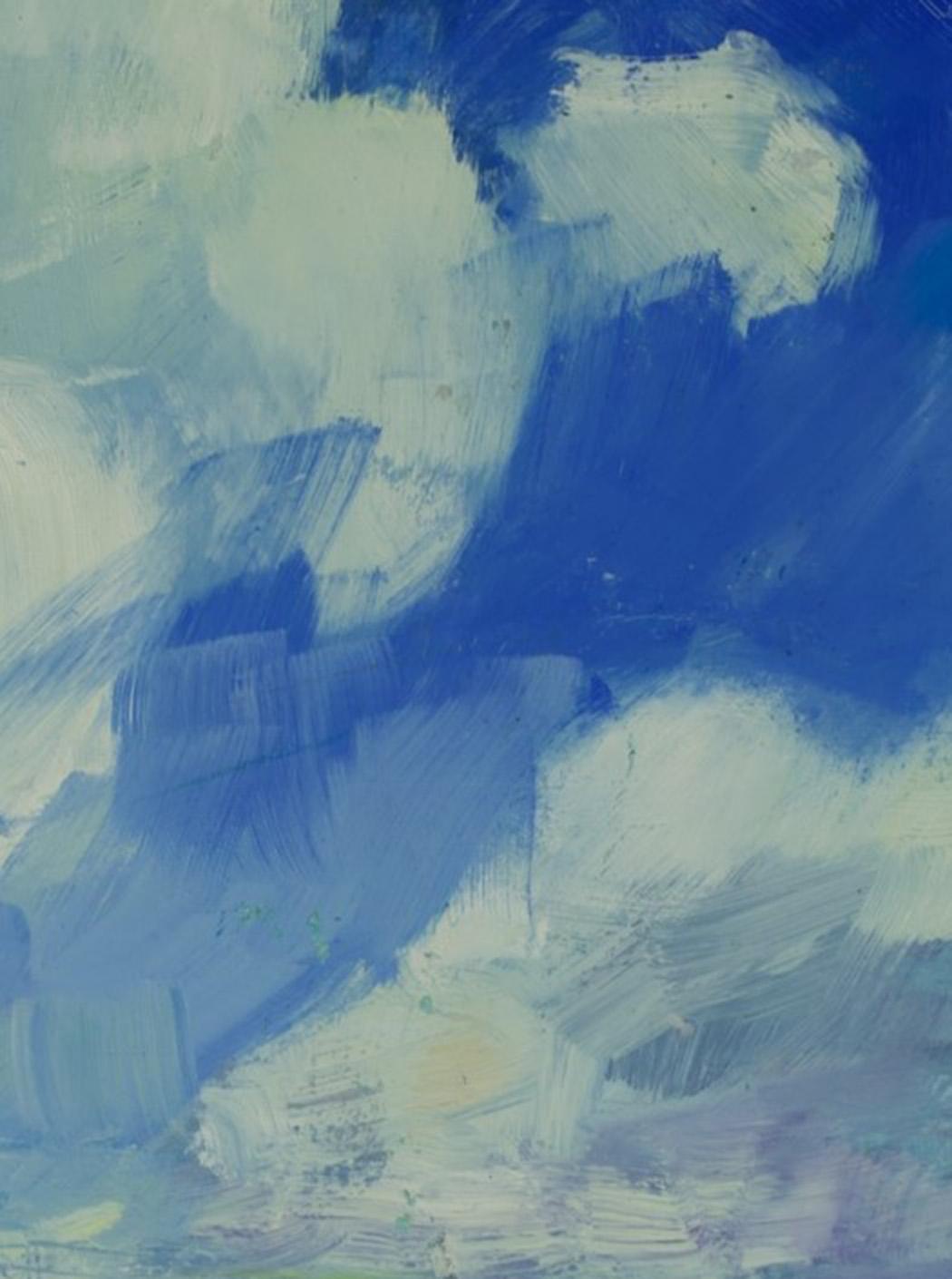Une bouffée de ciel frais - Moderne Painting par Andrew Kinmont