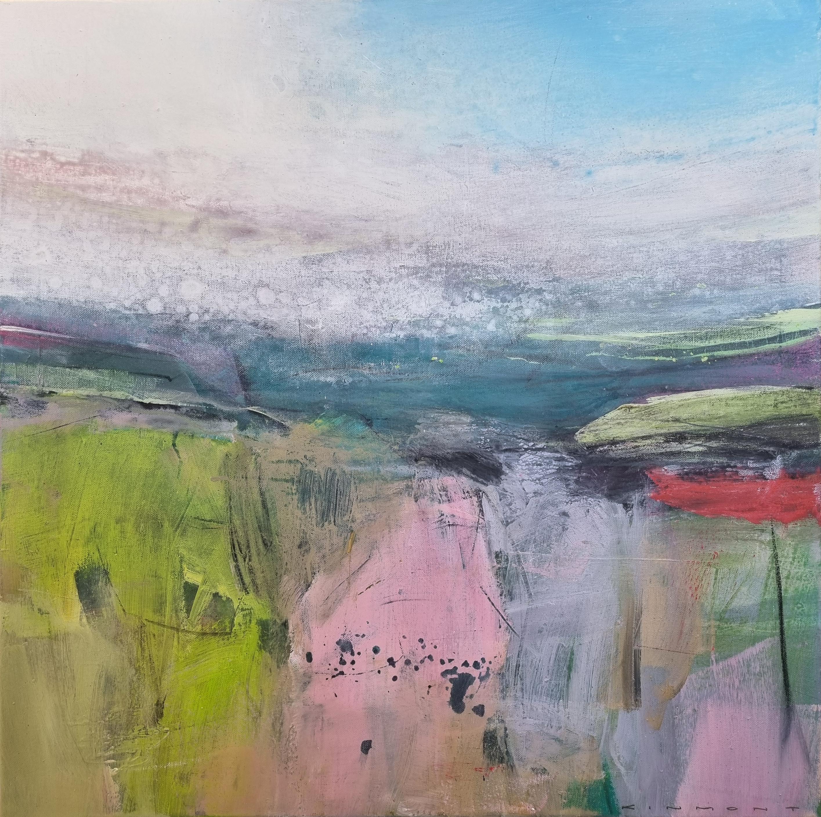 Andrew Kinmont Abstract Painting - Colour Feeling - Contemporary British Landscape: Mixed Media on Canvas