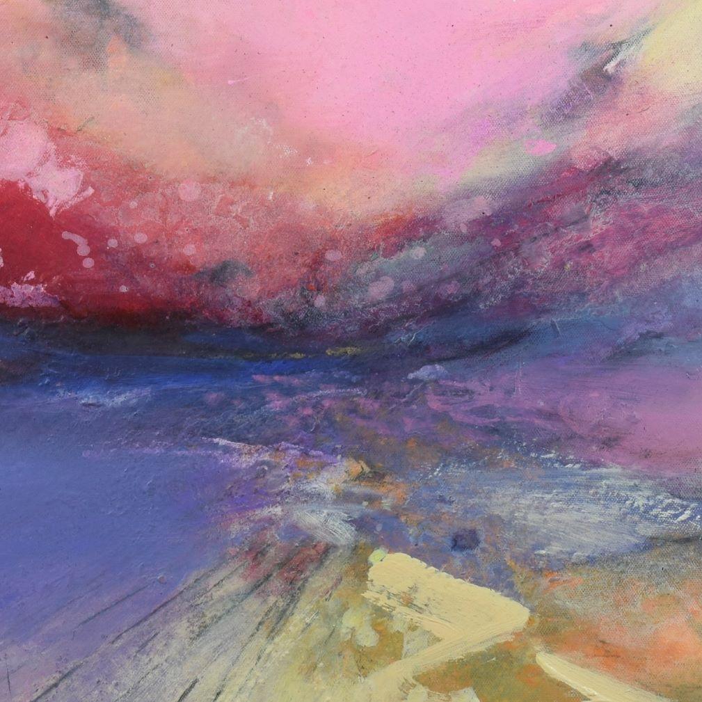 Seducción - pintura abstracta contemporánea en técnica mixta - Painting de Andrew Kinmont