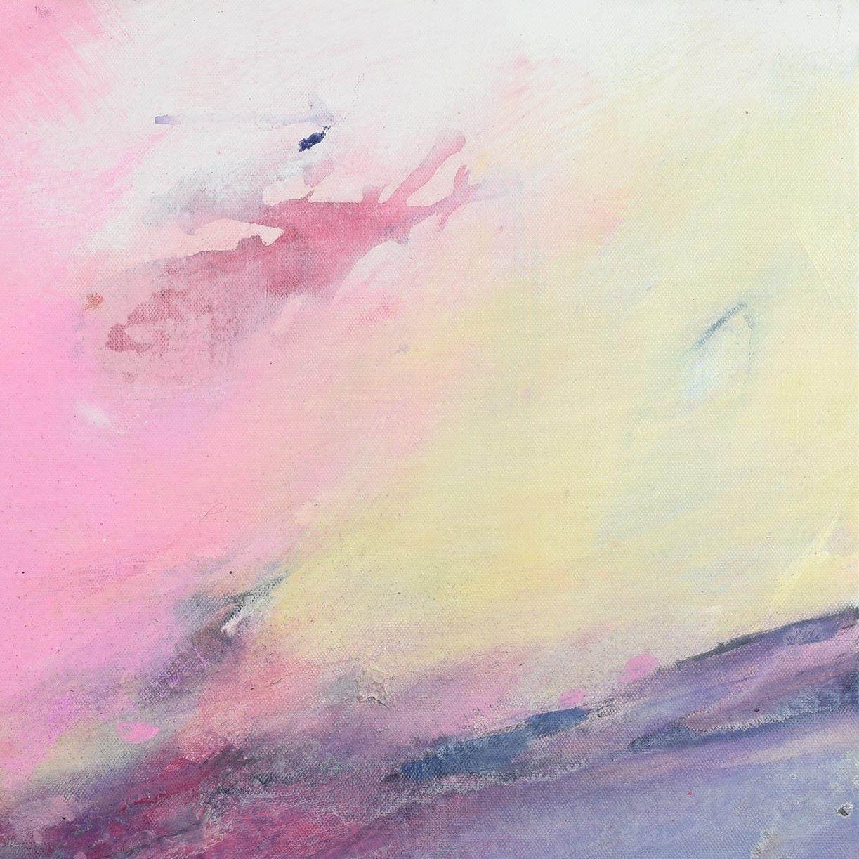 Seducción - pintura abstracta contemporánea en técnica mixta - Painting Contemporáneo de Andrew Kinmont