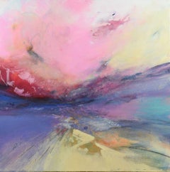 Seduction - contemporary abstract mixed media painting