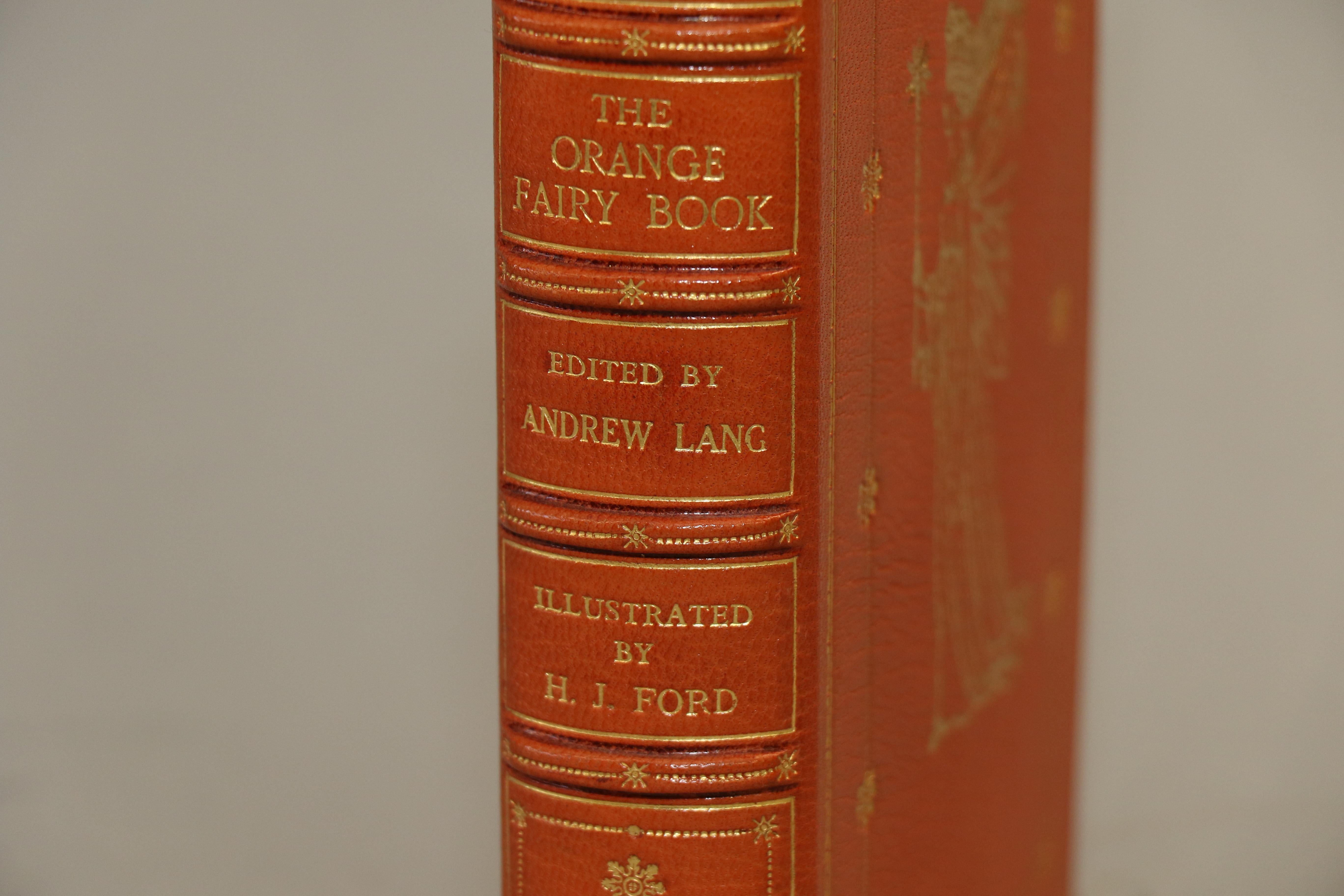 First Edition. Leather bound. One volume. Recent bound in full orange morocco by Aspreys with all edges gilt, raised bands, and ornate gilt on spine and covers. Very good. Published in London by Longmans, Green, and Co. in 1906.

Children's